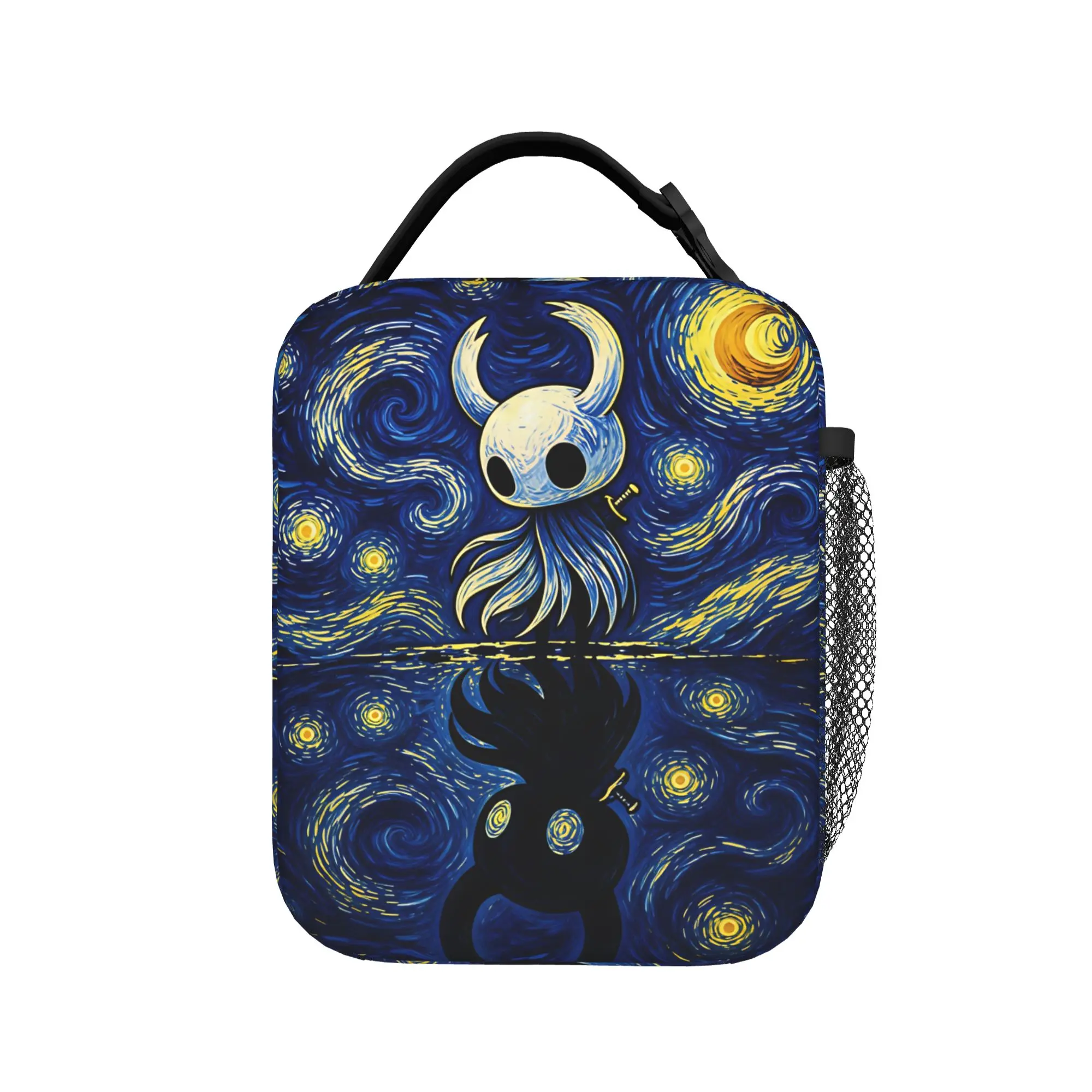 Hornet Hollow Knight Silksong  Lunch Bag For Child  Print Outdoor Picnic Lunch Box Kawaii Portable Insulated Oxford Cooler Bag