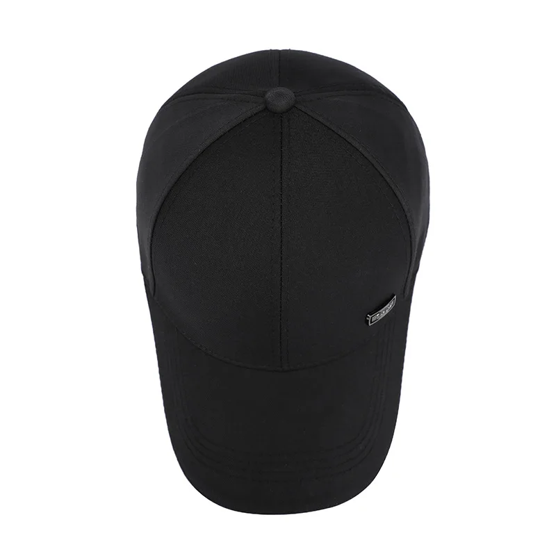 FS 2024 Black Khaki Mature Men Hats Summer Baseball Cap For Women Outdoor Sports Golf Hat Cotton Travel Sunshade Face Caps Bone