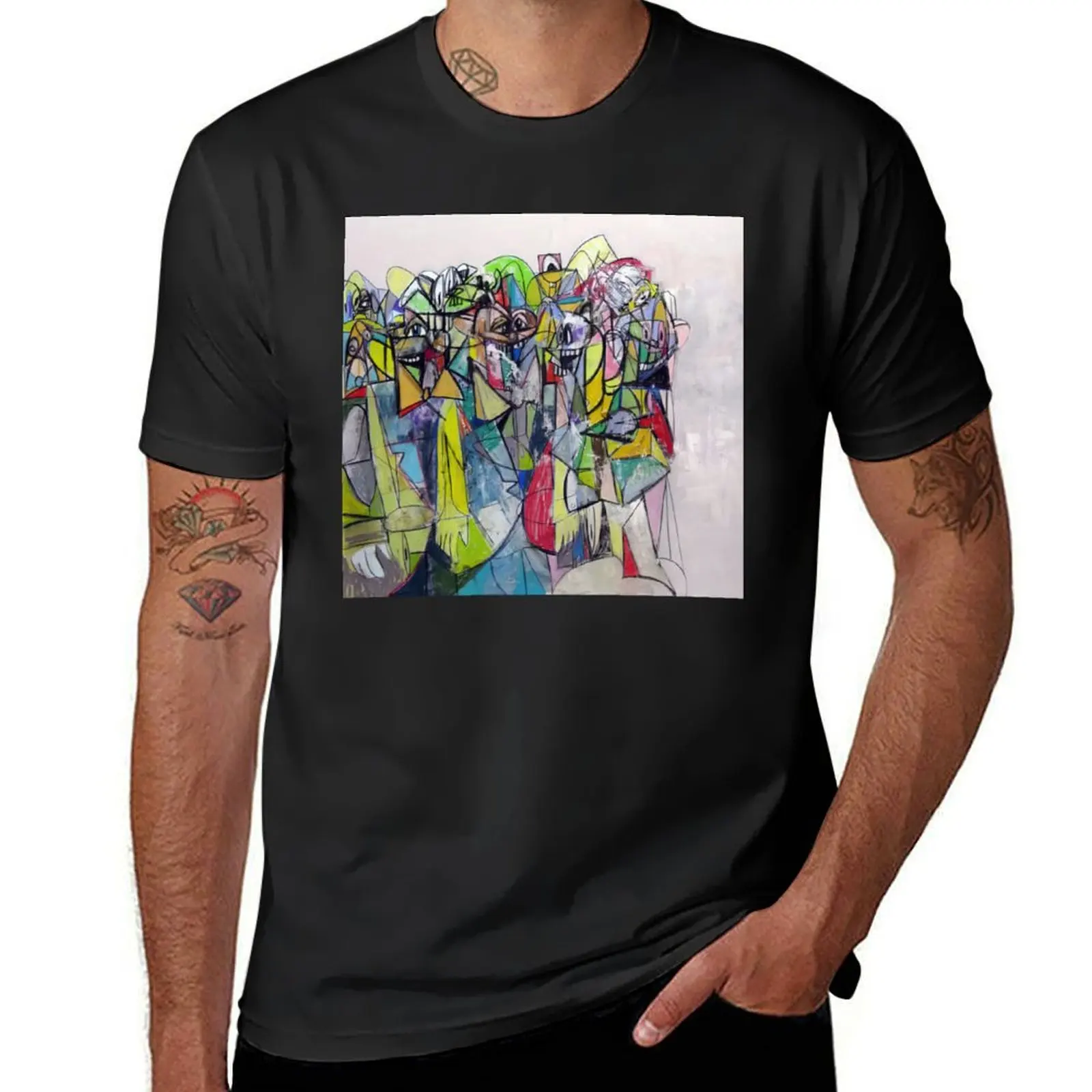 George Condo T-Shirt anime clothes vintage clothes blanks Short sleeve tee designer t shirt men