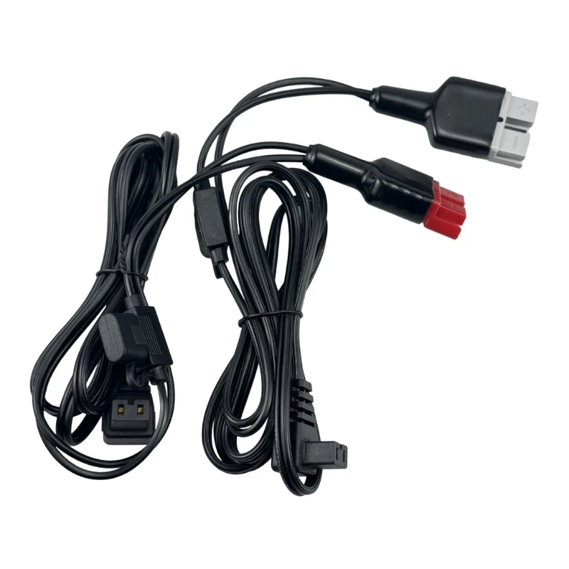Refrigerator Power Extension Cord 50A 14AWG for In-Vehicle Use, with Mating Ends, Molded Housings, PVC Sheathing, and Strain