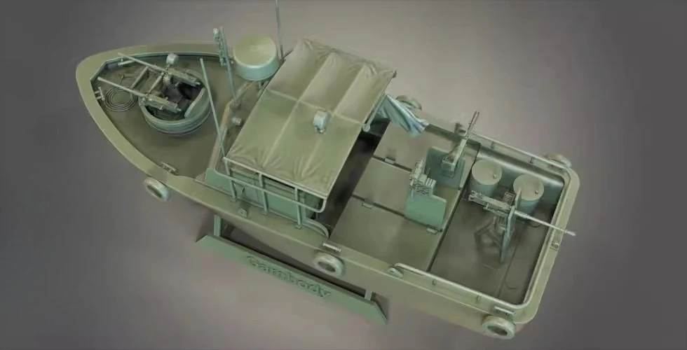 

[33 см] 3D-печать 1:30 Моделирование корабля Патруля 31 MKII Вьетнамская патрульная лодка США — сделайте после размещения заказа