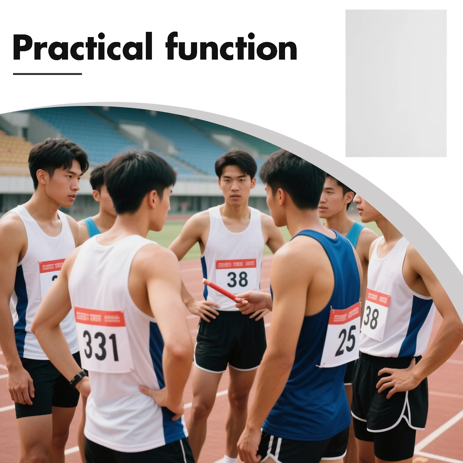 50 قطعة من مرايل الأرقام الرياضية خفيفة الوزن وقابلة لإعادة الاستخدام ومقاومة للطقس لتشغيل الماراثون وركوب الدراجات والمناسبات السريعة ومنافس السباق #3