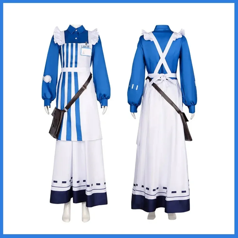 Kostium Cosplay Identity Ⅴ Emil Ada Mesmer Pacjent Psycholog Peruka Uniformy Robocze Koszula Fartuch Mężczyzna Kobieta Kawaii Halloween Zestaw