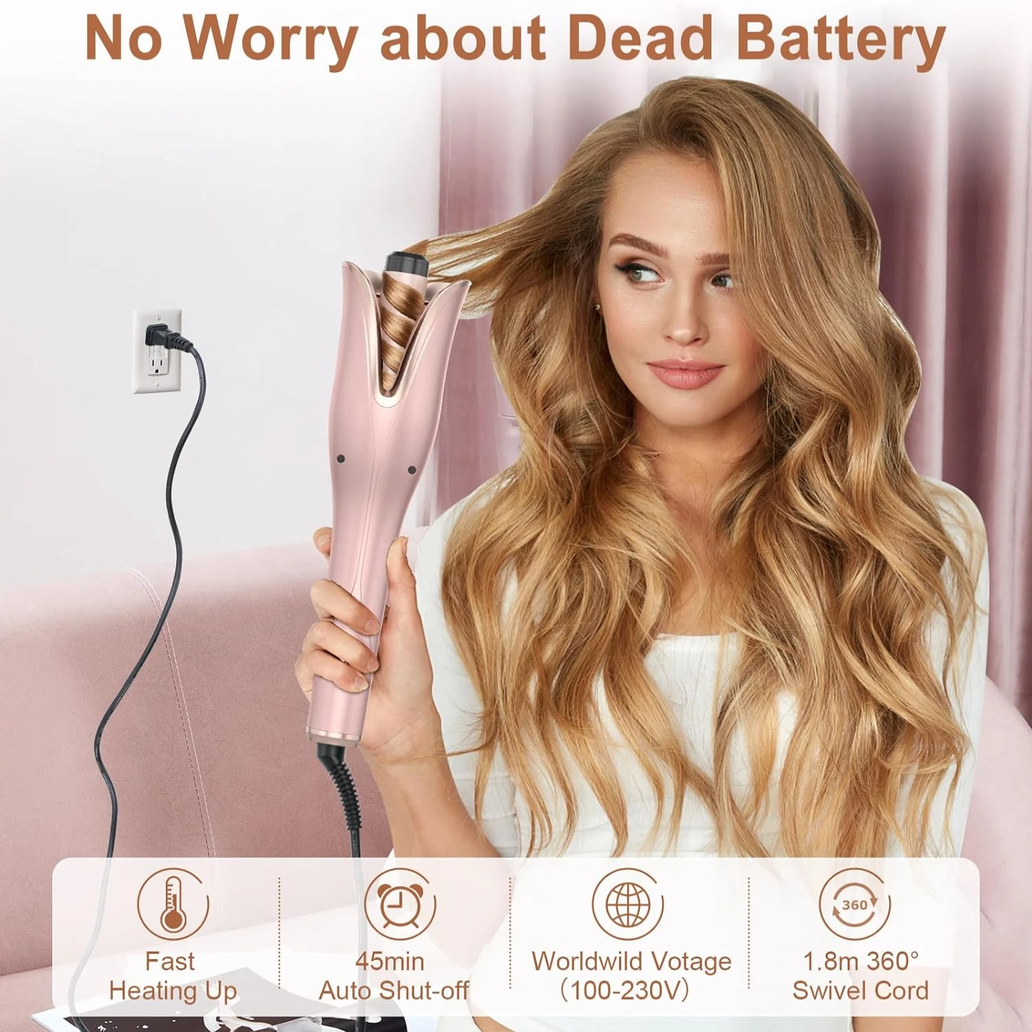 Upgrade your hair game with this high-quality, advanced technology styling tool for long-lasting, stunning results. Achieve a gl