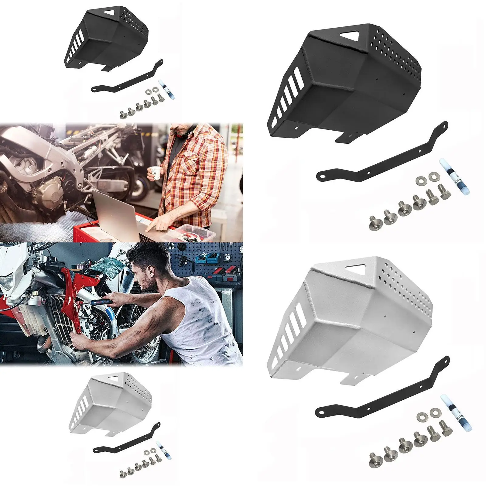 

Высокопрочный алюминиевый сплав, защита шасси, аксессуары для мотоцикла, износостойкий защитный комплект для Honda CT125 Hunter JA55 JA65