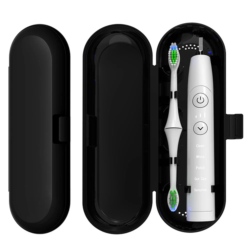 ポータブル電動歯ブラシトラベルケース,ユニバーサルハンドル付き収納ケース,ヘッドブラシヘッドサポート,保護カバー