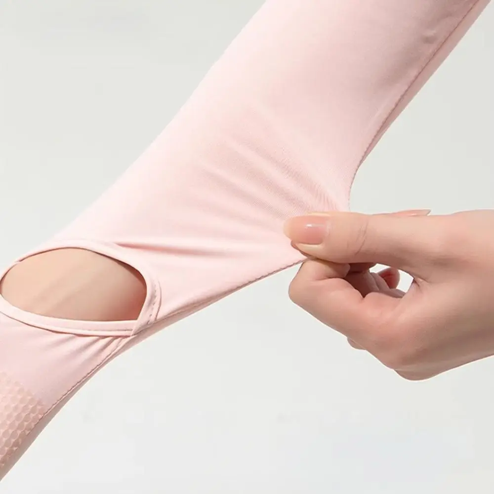 Comfortable UV Protection Sun Protection Gloves Long Gloves Touchscreen Ice Silk Sleeve Ice Silk Bicycle Gloves Travel