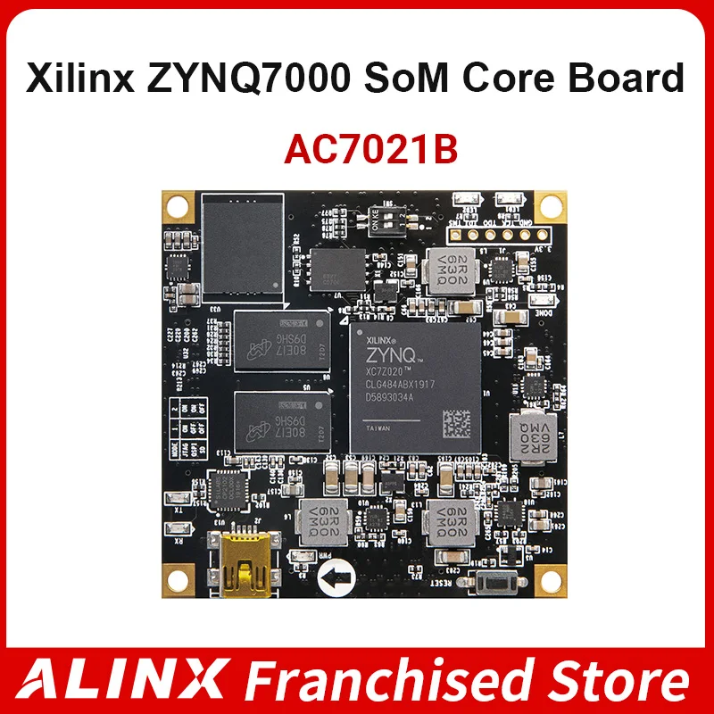 ALINX SoMs AC7021B: XILINX Zynq-7000 SoC XC7Z020 ZYNQ แขน7020 FPGA Development Board SoM 8G EMMC ระบบโมดูล