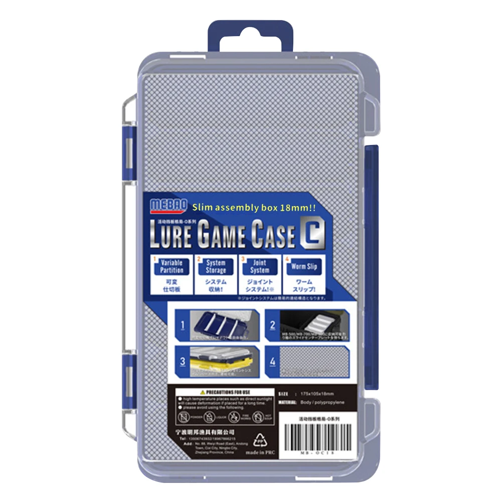 Tragbare Angelgerät Box Wasserdichte Doppelseitige Köder Haken Lagerung Fall Container Angeln Zubehör Organizer Boxen