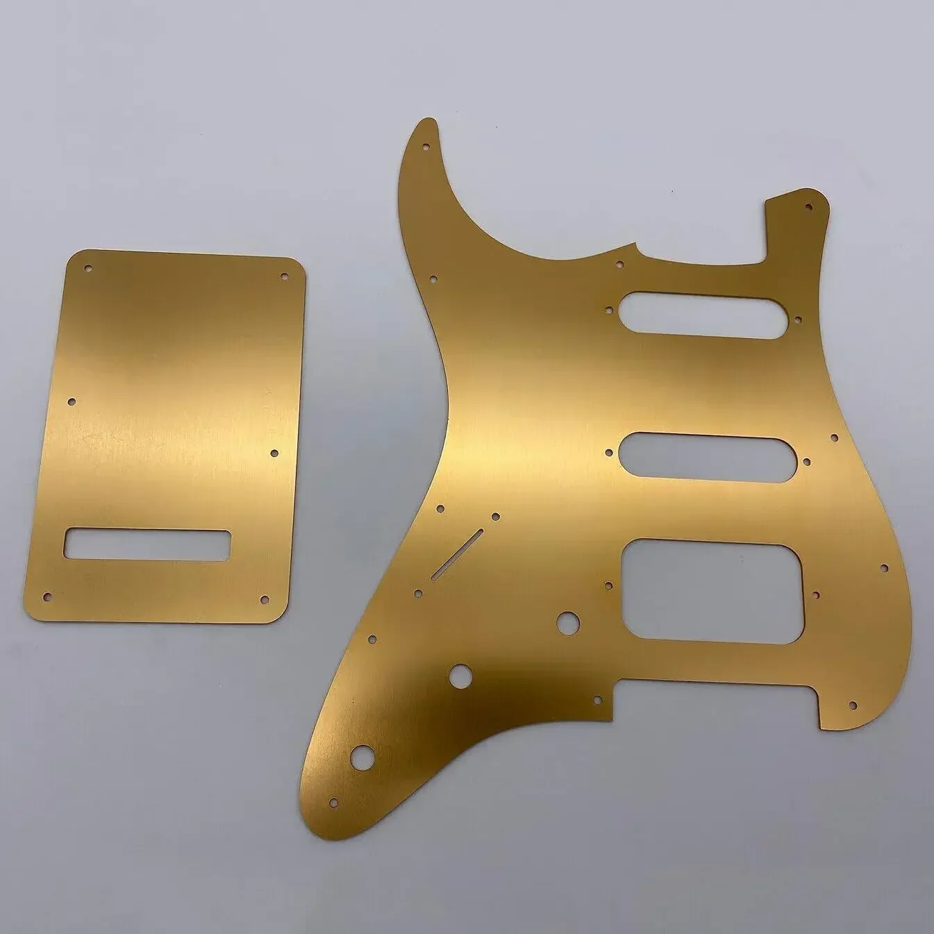 SSH 11-Hole Aluminium St 514 Guard and Backplate Set, US, Mexico Standard, St-Modern Style Electric JEScratch Plate