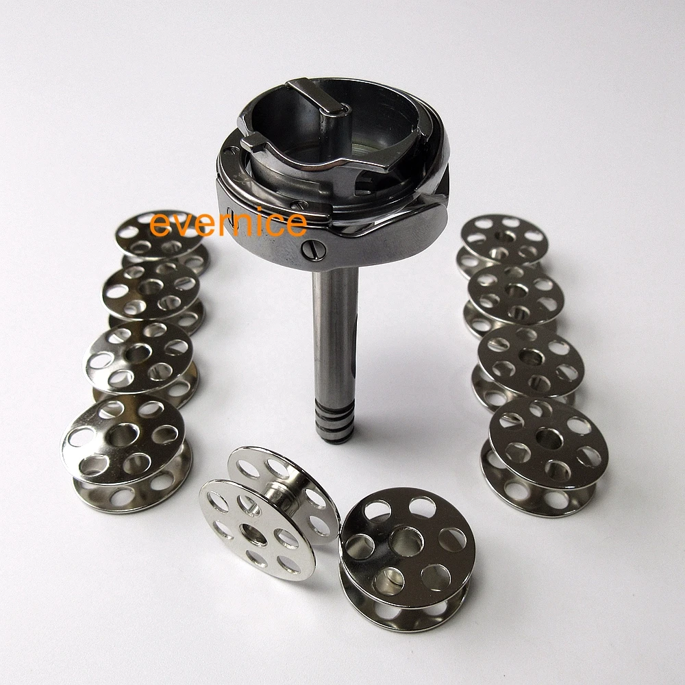 for JUKI LU-563 1508 1510 1560 WALKING FOOT MACHINE LARGE ROTARY HOOK+10 Bobbins