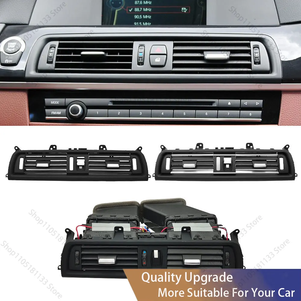 Car Front Middle Air Conditioning Grille AC Vent Outlet Panel Assembly For BMW 5 Series F10 F11 520 523 525 530 535 64229166885