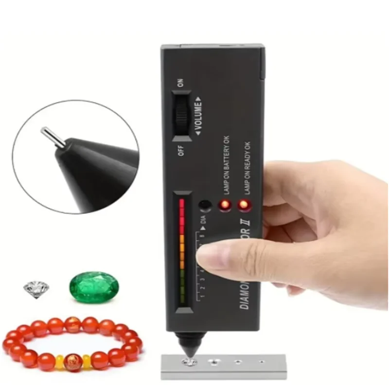 Diamond Tester Pen High Accuracy Diamond Selector Detector Gemstone Jewelry Testing Tool Hardness Testing Tool
