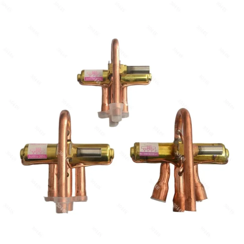 مكيف الهواء Sanhua صمام عكسي بأربعة اتجاهات 1P-5P مع ملف لأنظمة التيار المتردد