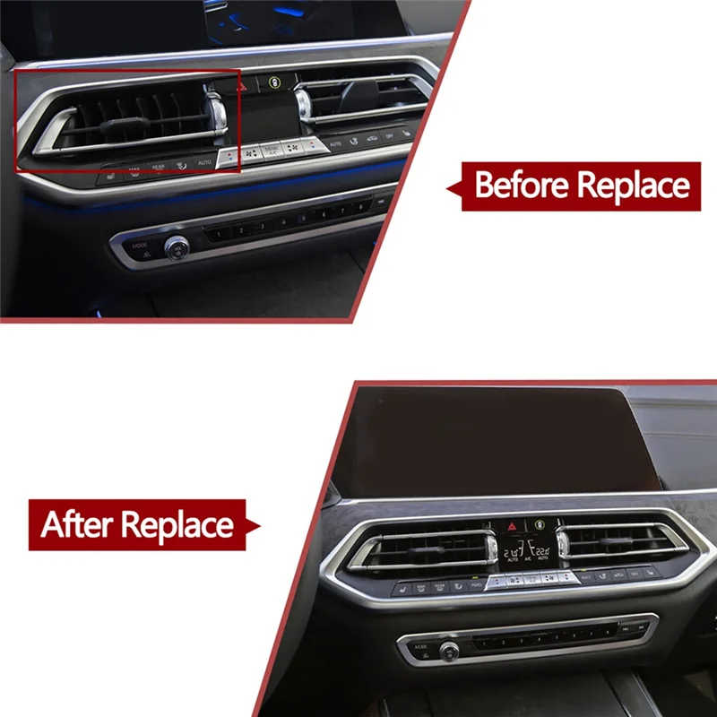 

Передняя дефлектория для BMW X5, X6, X7, G05, G06, G07, комплект для ремонта автомобильных выходов A/C, 64119458541, 6411, 9468, 531, 1 пара