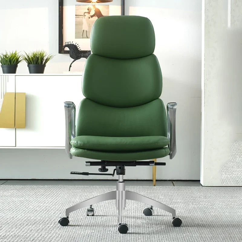 

Modern Nordic Backrest Office Chair Wheels Arm Mobile Relaxing Office Chair Living Room Desk Swivel Mobilya Library Furniture