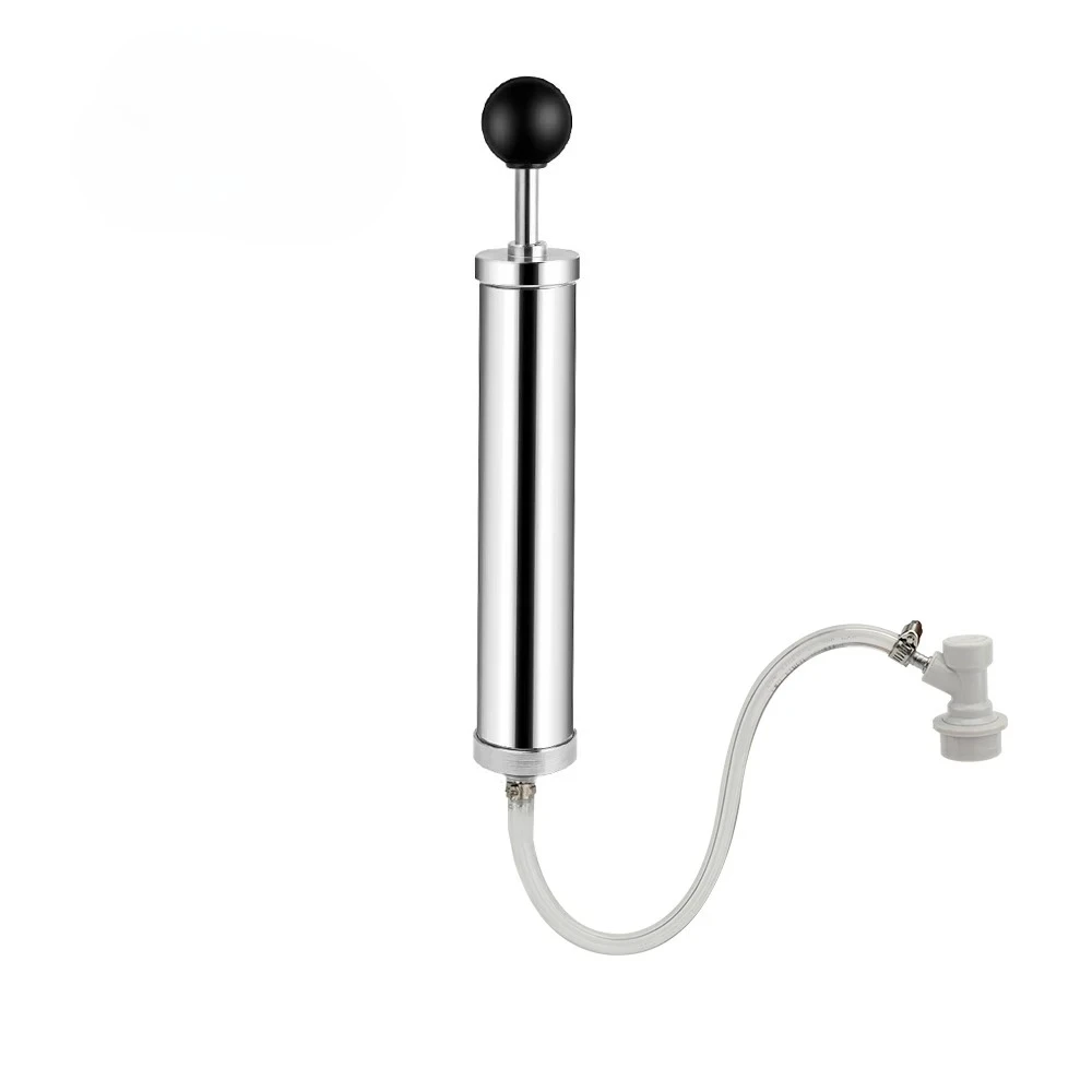 Beer Keg Air Pump CO2 Pump Gas Ball Lock 8 Inch Tap Kit Homebrew Kegging Equipment Draft Beer Home Brewing Party Dispenser