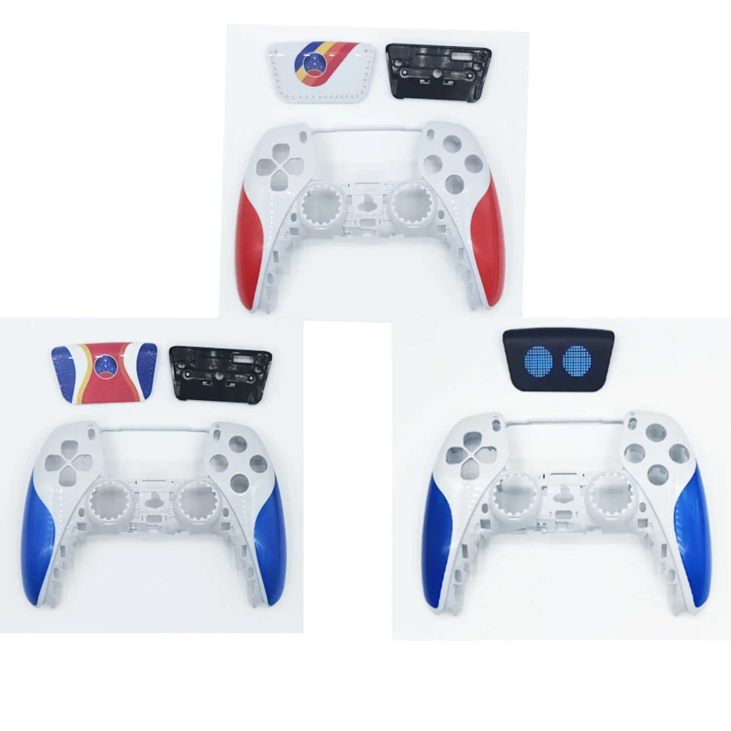 สําหรับ PS5 Wireless Controller เปลี่ยน SHELL CUSTOM Faceplate ฝาครอบทนทานติดตั้งง่าย Stylish Design