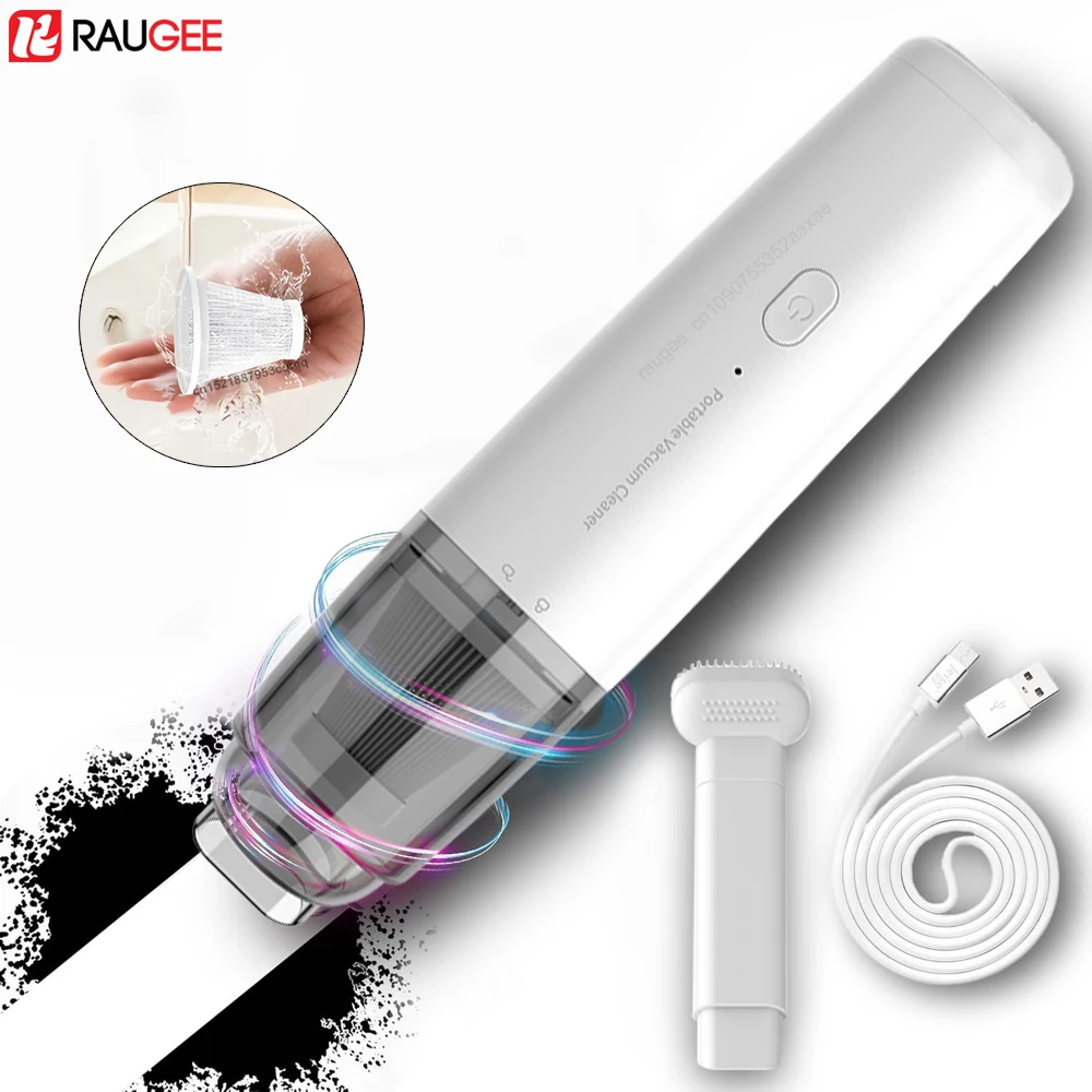 

Беспроводной автомобильный пылесос 13000 Па, ручной, с мощным всасыванием, 1200 мАч, мини-пылесос для сухой и влажной уборки, бытовой