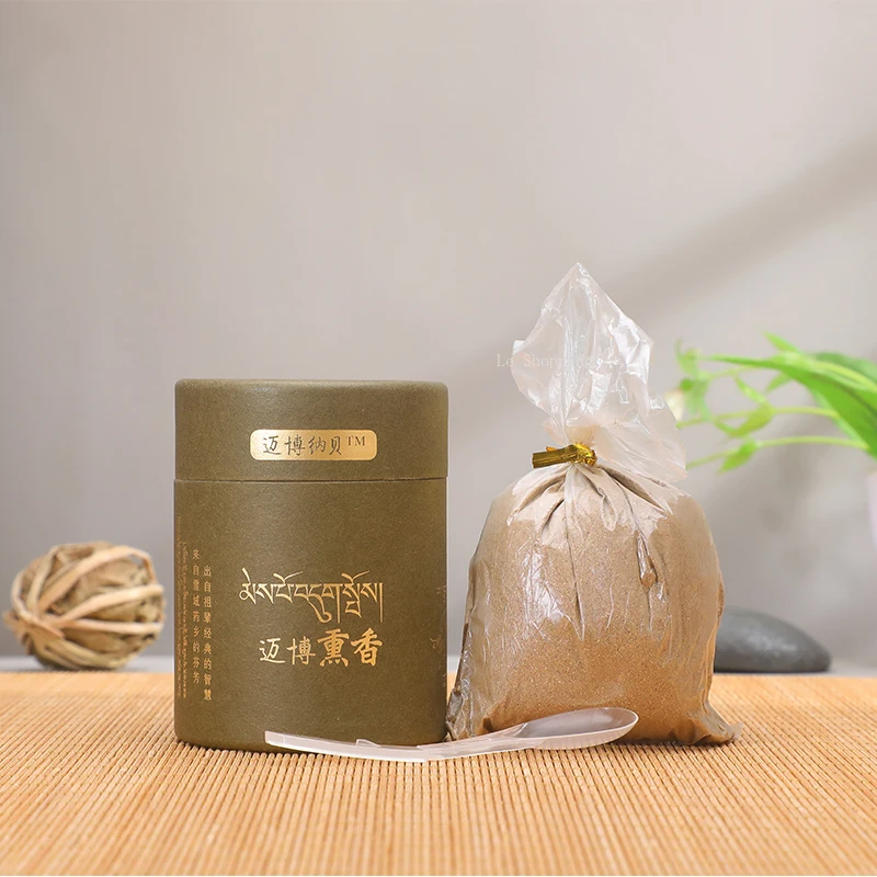 Incense Powder Tibetan Incense Temple Worship Sacrificial Ceremonies and Meditation Tearoom Study Purify The Air Calm The Mind