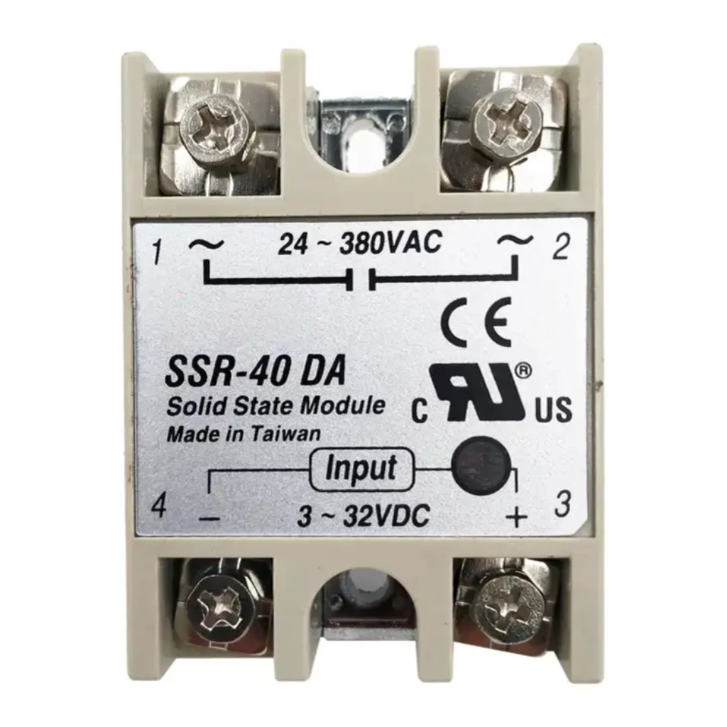 

10 pcs SSR-40DA Single-Phase Solid State Relay 40A DC control AC SSR40DA