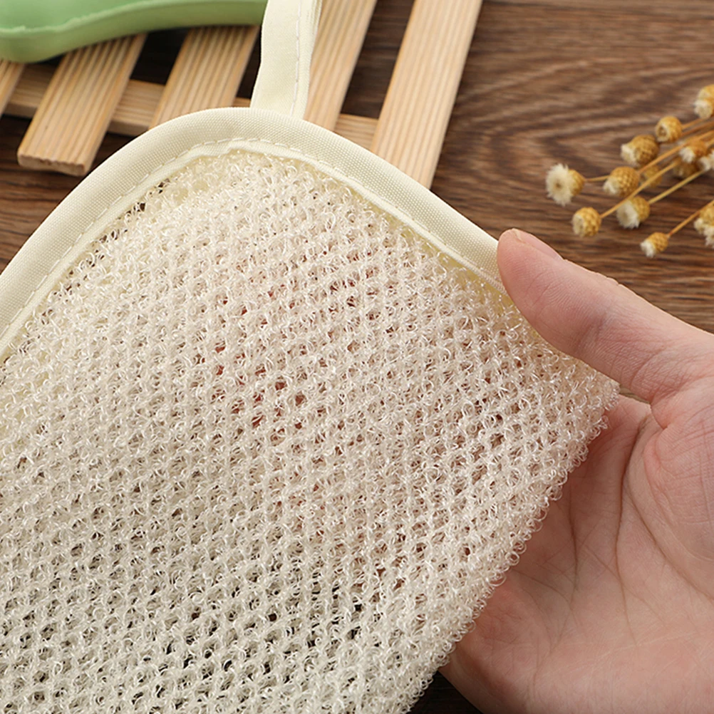 

6pcs Nylon Towel Bathing Accessories Exfoliator Back Rub Washcloths Soft Expand Smooth Radiant Youthful Natural Long