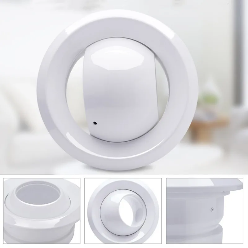 Circular Jet Spherical Nozzle Air Vent Central Ventilation Adjustable Remote Jet Fresh Outlet Valve for Ventilating Device