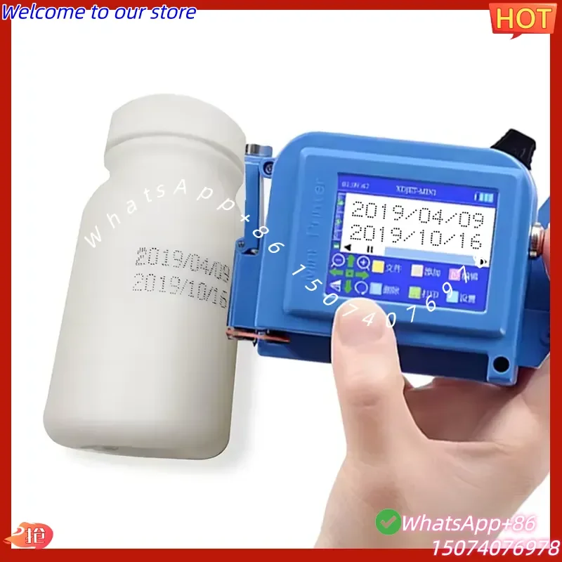 2026 High Quality Mini Inkjet Printer for Tube Handheld Plastic Metal Carton Fast Dry 600dpi Resolution Excellent for