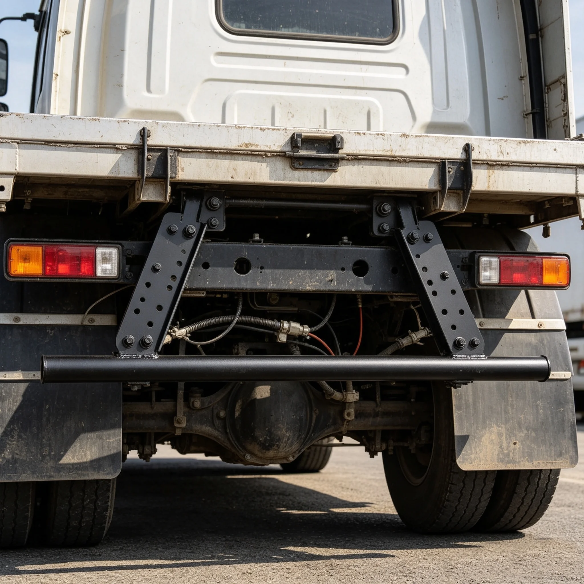 RC 1/14 Model Rear Bumper for Tamiya Hydraulic Excavator Loader Dump Truck for SCANIA MAN VOLVO Trailer Tipper DIY Parts