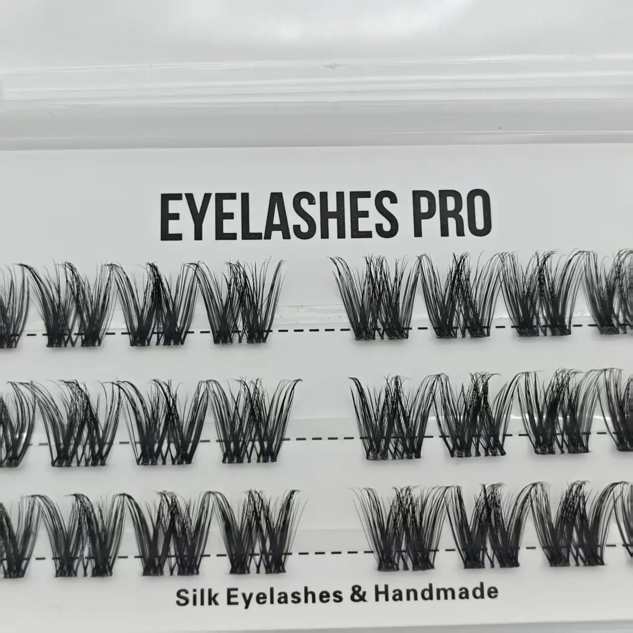 BBA-007 DIY Hand Made Eyelash Extension Segmented Flase Lashes cluster Lash Bundles Soft Ribbon Strip Eyelashes Makeup Lashes