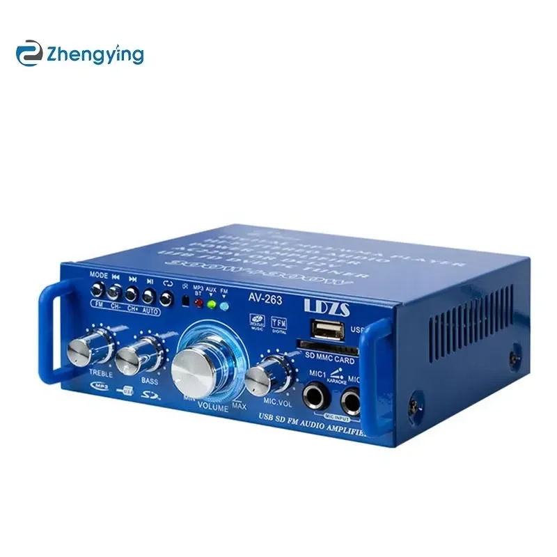 Zhengying AV-263BT Professional Metal Home Theatre System with Karaoke Mixing Amplifier Speakers