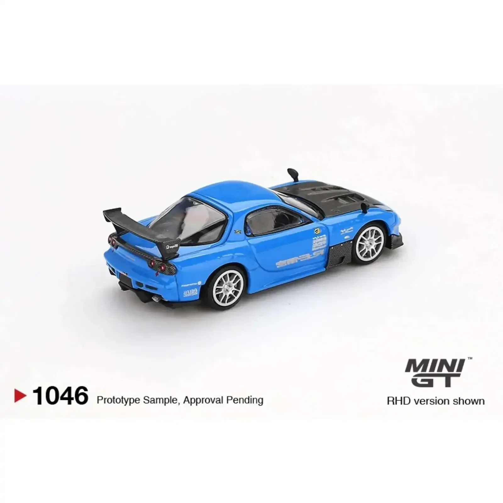 MINIGT متوفر في المخزون 1046 1:64 Mazda RX7 RE Amemiya 20B NA 3ROTOR 7 Ama San Go Diecast مجموعة نماذج السيارة 1046