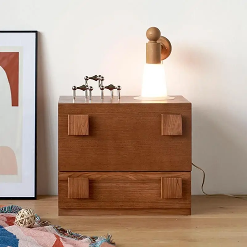 

Designer Cute Bedside Table Lamp Charging Unique Organizer Bedside Table Storage Mini Mesita De Noche Dormitorio Home Furniture