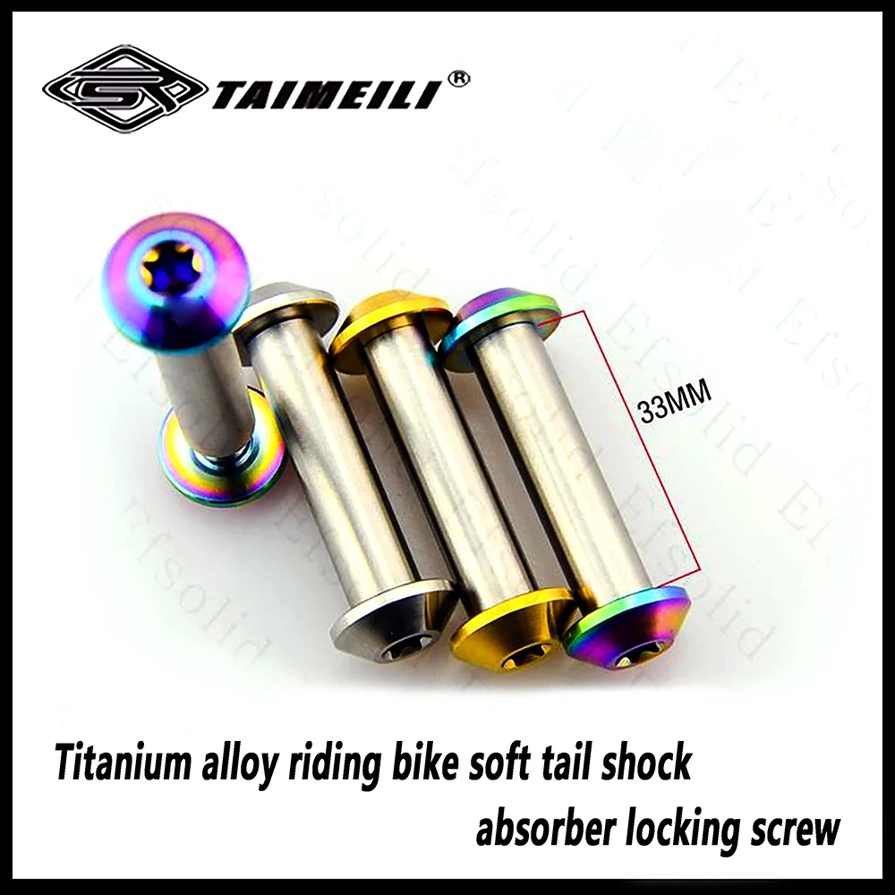 TAIMEILI Titanium alloy rear bumper shock absorber screw shock absorber pivot point folding speed drop soft tail repair part