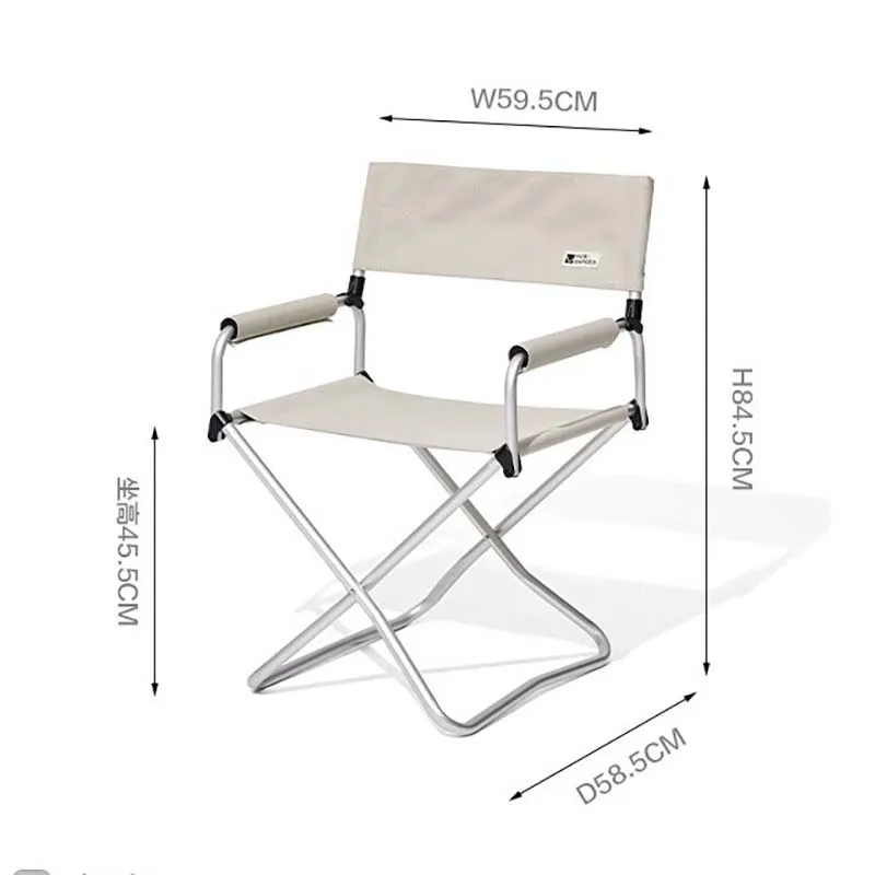Imagem -06 - Mobi Jardim-cadeira Portátil Dobrável de Gravata com Encosto Ultra Leve Alumínio ao ar Livre Camping Pesca e Lazer