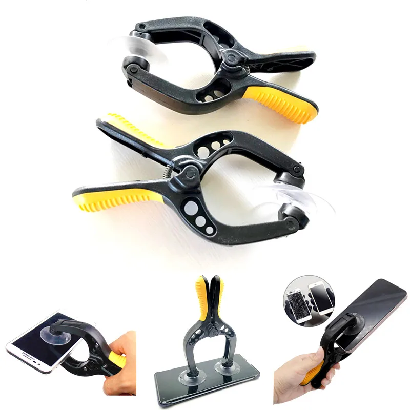 Suction Cup Open Tool Anti Skid Mobile Phone LCD Screen Double Separation Clamp Plier Opener Opening Repair Hand Tools