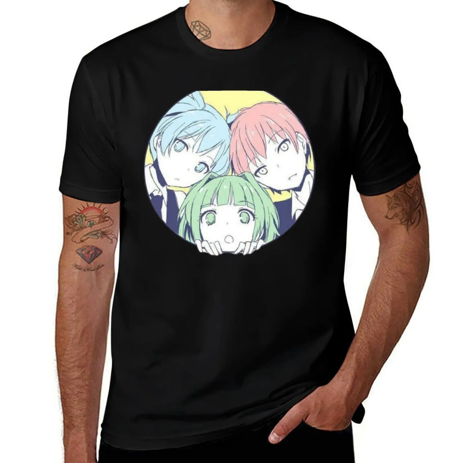 Nagisa, Karma & Kayano - Assasination Classroom Design Sticker T-Shirt High Quality Durable T-Shirt