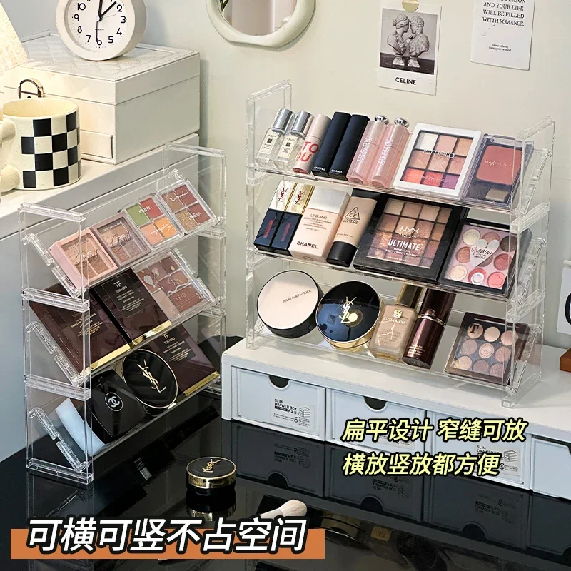 Eyeshadow Palette Organizer Acrylic Display Case for Lipstick Nail Polish Cosmetics Storage Rack Perfume Makeup Racks Organizer