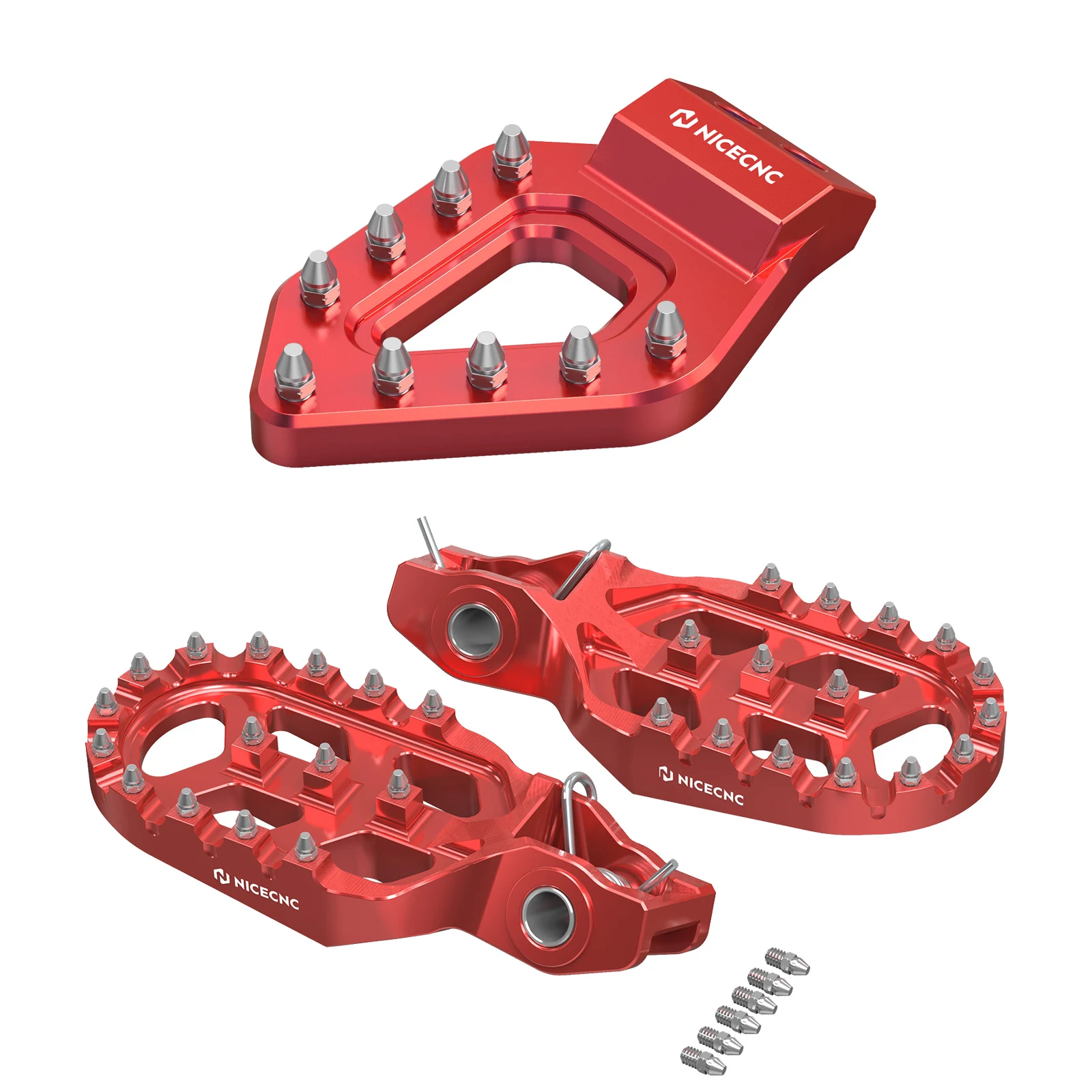 NICECNC Offset-Fußrasten und hinteres Bremspedal, Stufenspitze für Stark Varg EX für Stark Varg MX 2024–2025, elektrisches Aluminium-Dirtbike – Detail 11