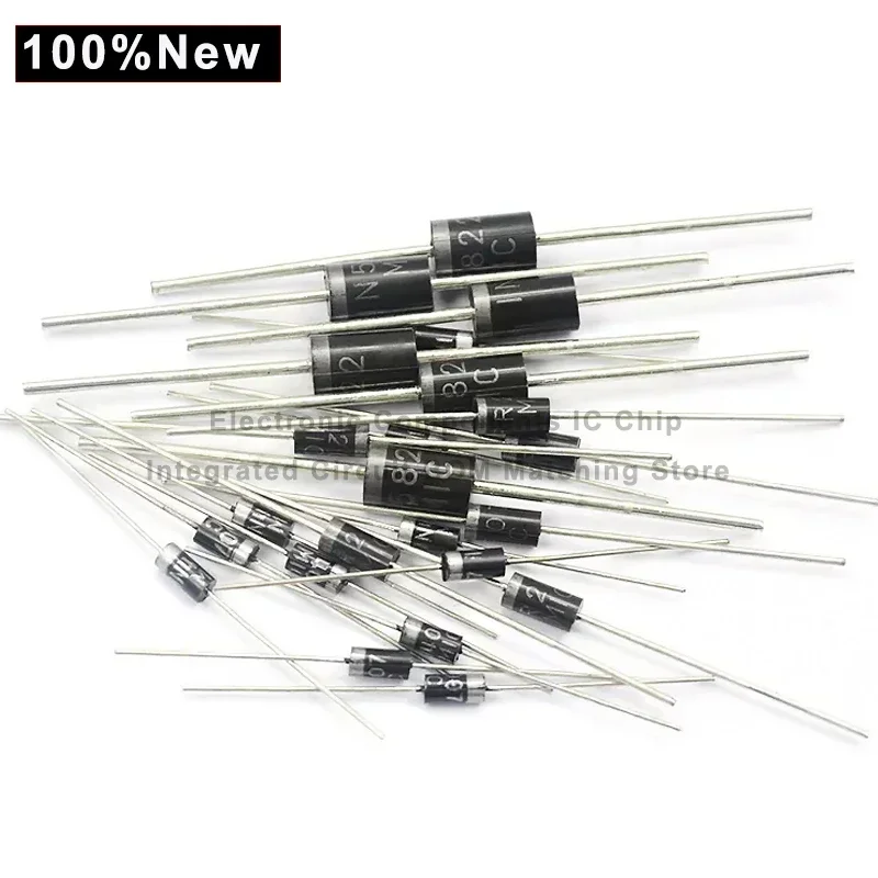 100pcs FR607 6A 1000V Fast Recovery Diodes