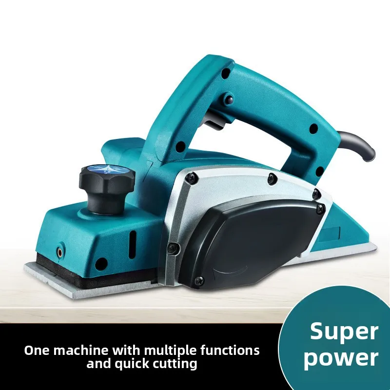 Portable Electric Wood Planer Woodworking Power Tool Household Planing Machine for Home Furniture Woodworking Tool EU Plug