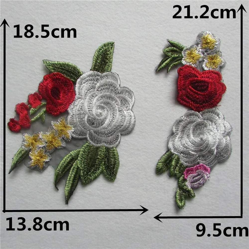 Wholesale sales of 1-10 pieces of polyester embroidery color embroidery DIY sewing decoration fashion accessories lace