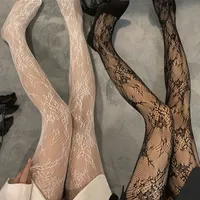 Sexy Women Gothic Tights Seamless Sexy Lace Mesh Fishnet Pantyhose Summer Nylon Leggings Lolita Tight Stocking Female Hosiery