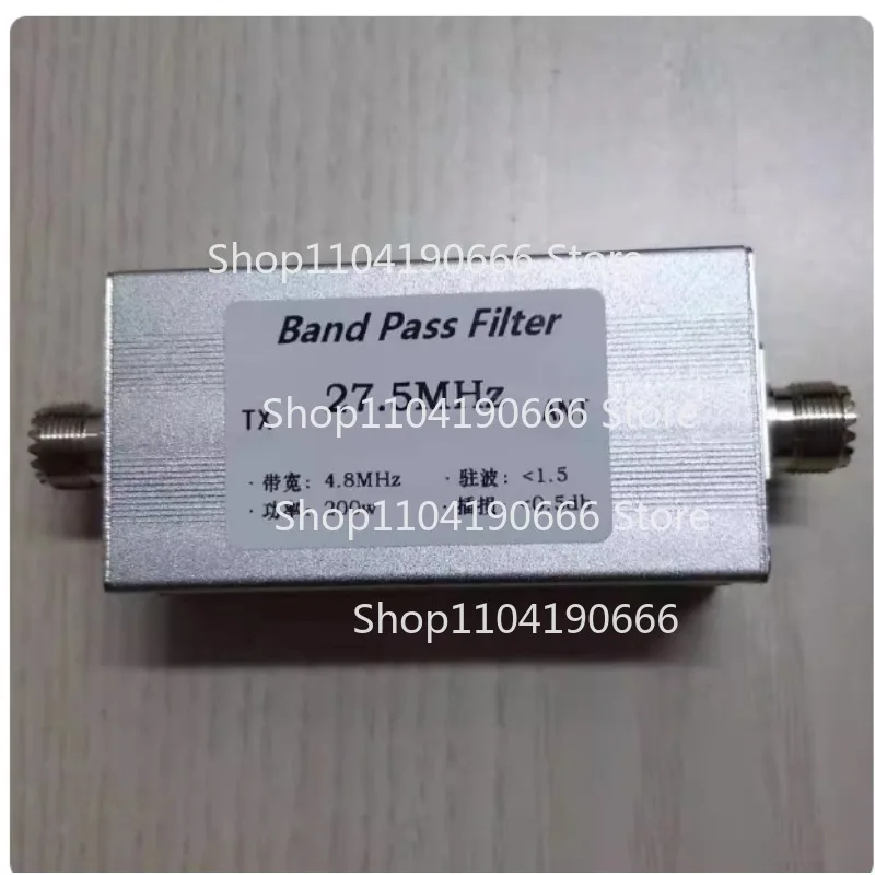 

Коротковолновый полосовой фильтр BPF-27.5-200w с высоким уровнем изоляции, 27.5 МГц, узкополосный BPF для диапазона 10 м