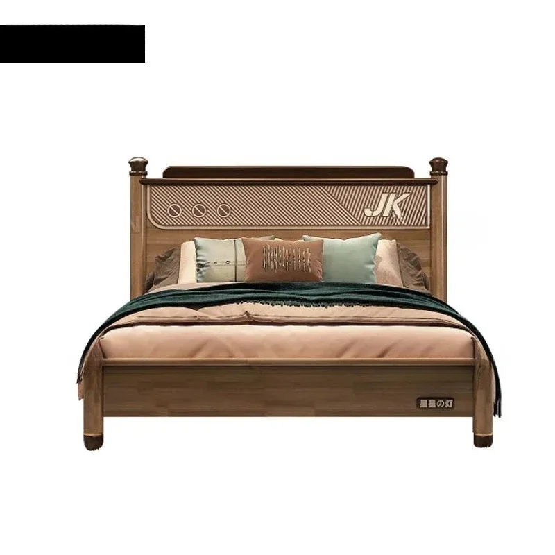 Современный дизайн, детский каркас кровати из цельного дерева, односпальная кровать, мебель для спальни для мальчиков и девочек