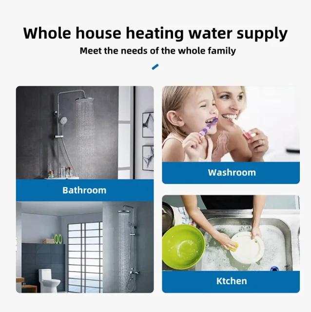 Herstellungspreis 12 kW, einfache Installation, schnelle Erwärmung, sofortiger elektrischer Warmwasserbereiter für gewerbliche Haushalte, Hotels, ganzes Haus