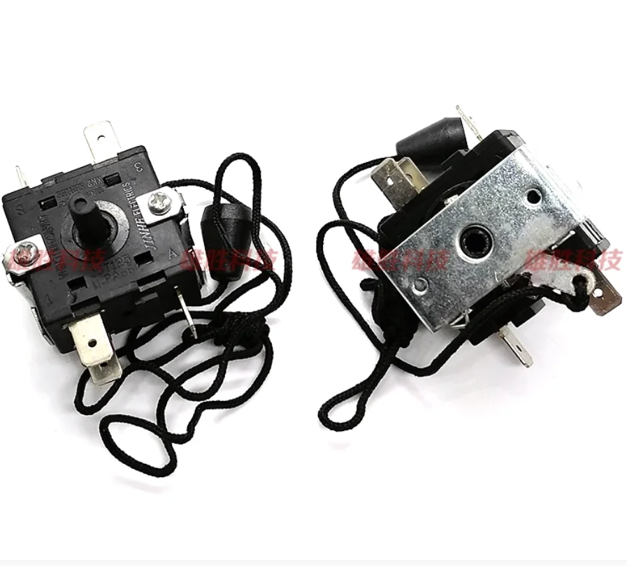 

1PCS/LOT Electric heater radiator with pull cord control switch, five-pin design, 5-pin circular rotation, 250V, 16A
