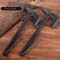 Multitool Axe Hammer 5-in-1 Portable Hatchet Knife Blade Bottle Opener Saw Christmas Gifts for Dad Husband Boyfriend Camping