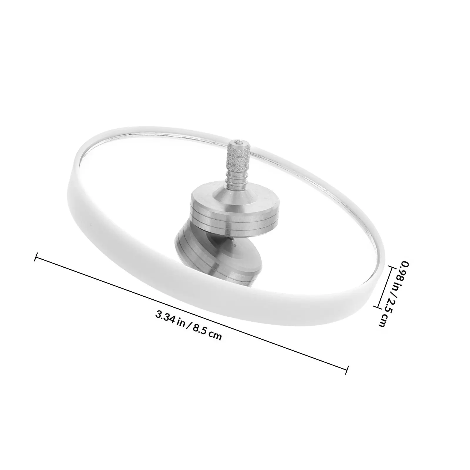Metal Gyro Spinning Top Desktop Fidget Tool with Stand Base for Kids Teens Adults Concentration Relief Office Desk