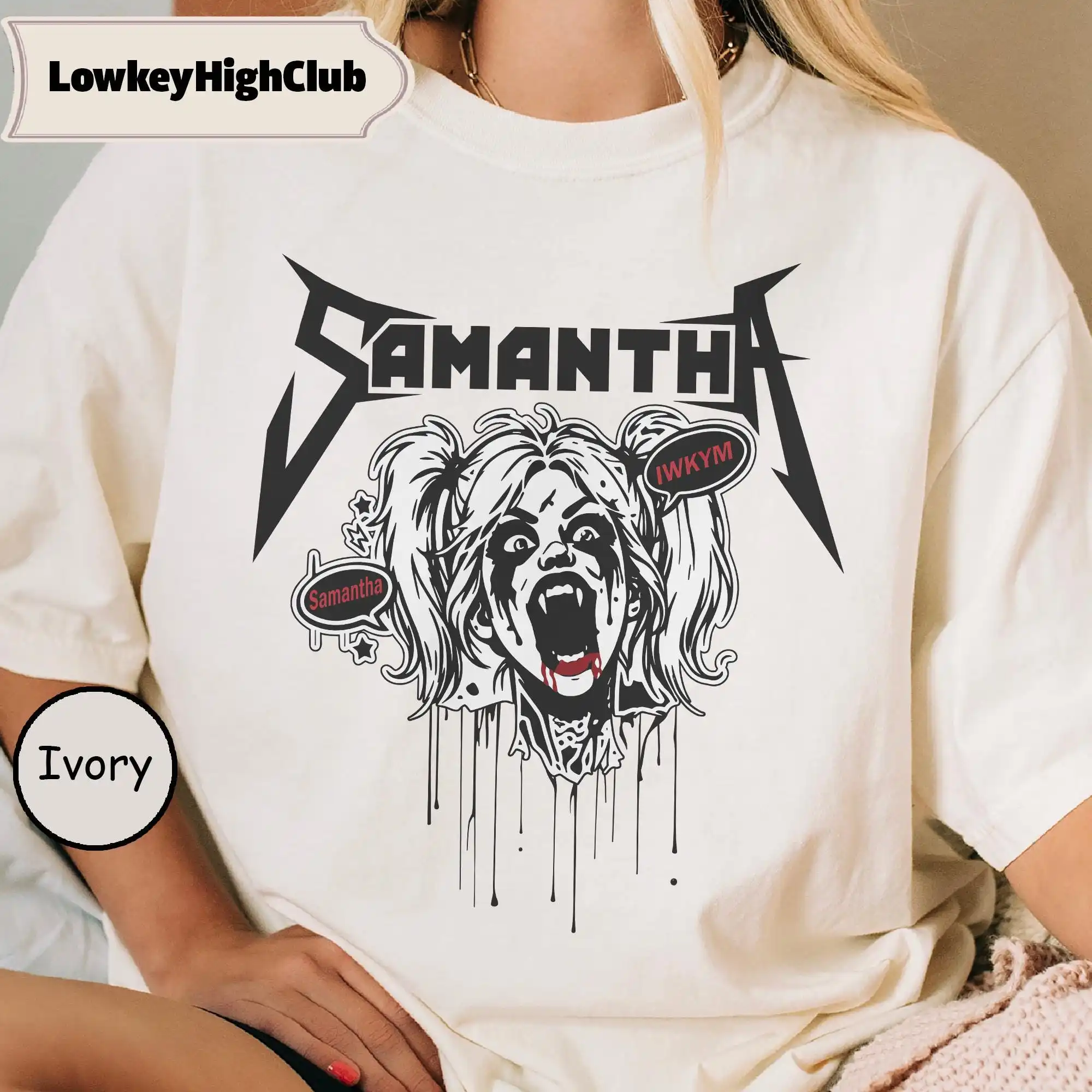 Samantha IWKYM Gothic, Dungeon Crawler Carl Shirt, DCC Horror Graphic Tee, Sci Fi Lover Hoodie, Dark Aesthetic Fan Shirt